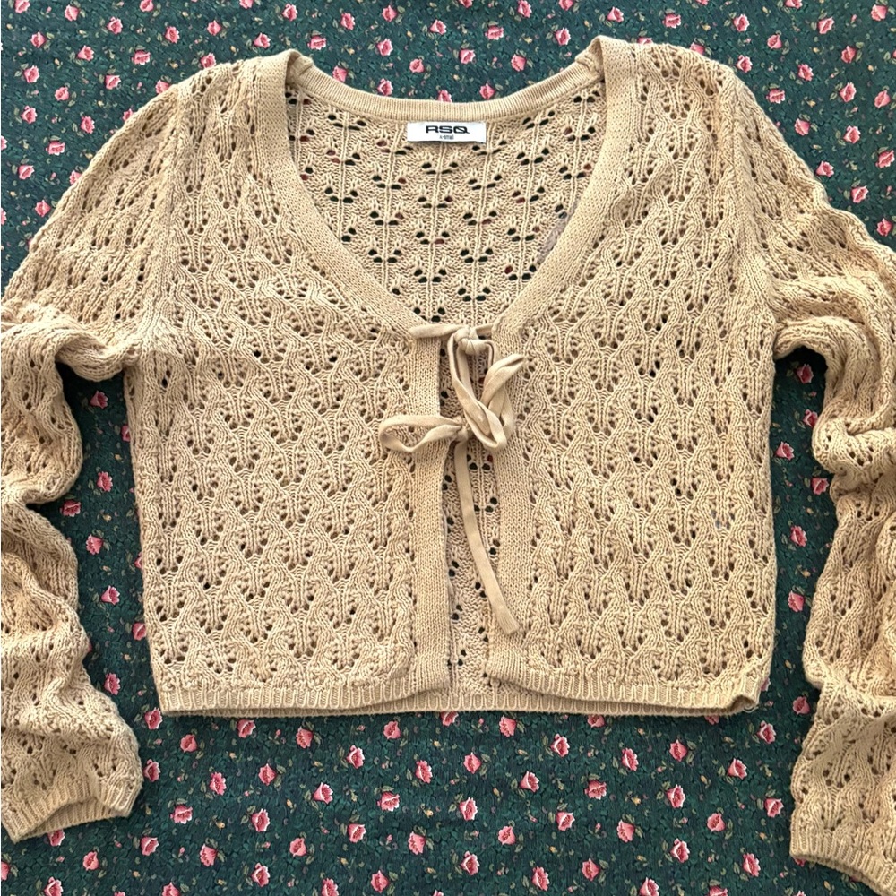 Tie Front Cardigan